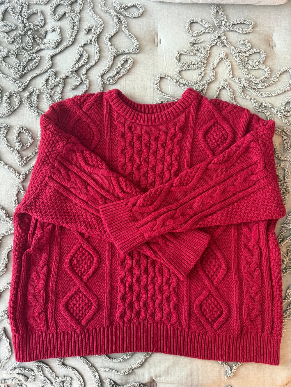 Women’s Gap Cable Knit Crewneck Sweater
